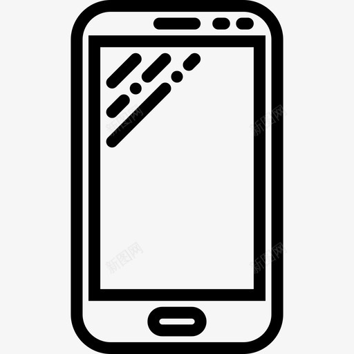 智能手机技术集合线性图标svg_新图网 https://ixintu.com 技术集合 智能手机 线性