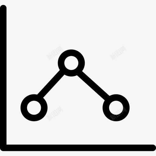 折线图统计集合线性图标svg_新图网 https://ixintu.com 折线图 线性 统计集合