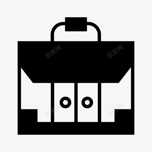 采购产品包行李公文包图标svg_新图网 https://ixintu.com 公文包 半公文包 手提包 行李 采购产品包