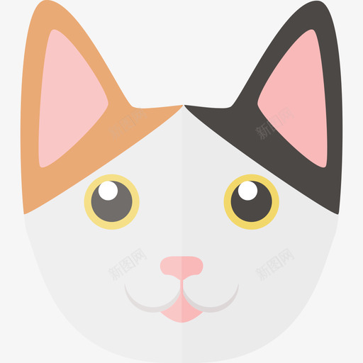 日本短尾猫动物猫套装图标svg_新图网 https://ixintu.com 动物 日本短尾猫 猫套装