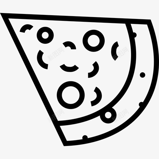 披萨美味直系图标svg_新图网 https://ixintu.com 披萨 直系 美味