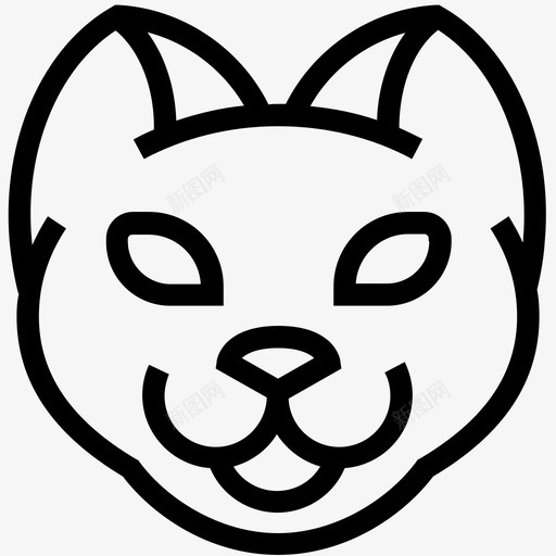 猫动物猫纹身图标svg_新图网 https://ixintu.com 动物 猫 猫图标 猫纹身