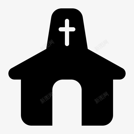 教堂建筑爱情图标svg_新图网 https://ixintu.com 婚礼 宗教 建筑 教堂 爱情 爱情铭文