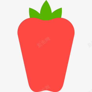 甜椒食物水果和蔬菜图标图标