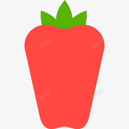 甜椒食物水果和蔬菜图标svg_新图网 https://ixintu.com 水果和蔬菜 甜椒 食物