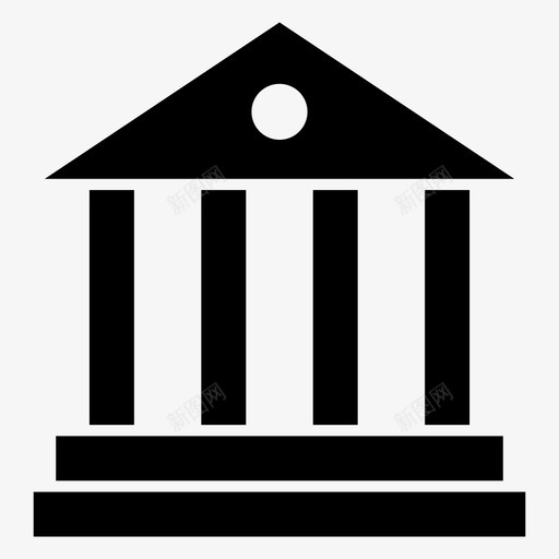 银行银行大楼银行服务图标svg_新图网 https://ixintu.com 银行 银行大楼 银行服务