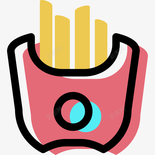 面包饮料和食品资产颜色图标svg_新图网 https://ixintu.com 面包 颜色 饮料和食品资产