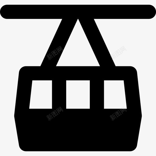 缆车车厢运输汇编已填充图标svg_新图网 https://ixintu.com 已填充 缆车车厢 运输汇编