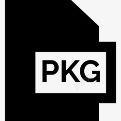 PKG文件格式Pkg文件格式集合填充图标高清图片