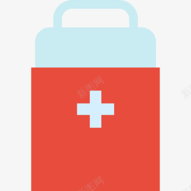 急救箱医用药色图标图标