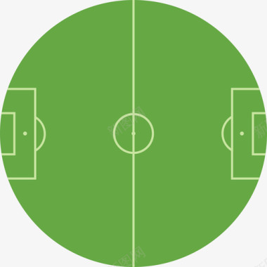 足球场足球2号平圈图标图标
