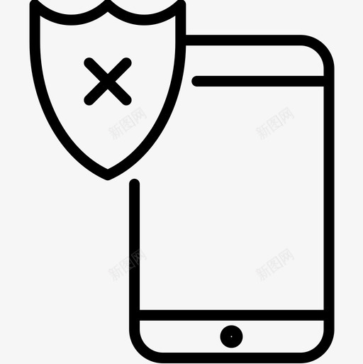 安全性工具集合线性图标svg_新图网 https://ixintu.com 安全性 线性 设计工具集合