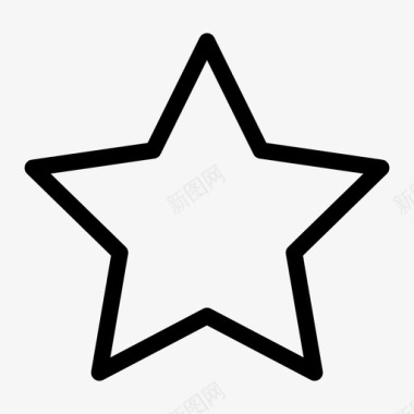 星星注意特殊图标图标