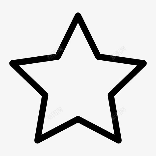 星星注意特殊图标svg_新图网 https://ixintu.com 形状 星星 注意 特殊