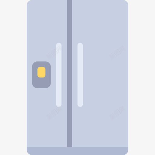 冰箱家用电器平板图标svg_新图网 https://ixintu.com 冰箱 家用电器 平板