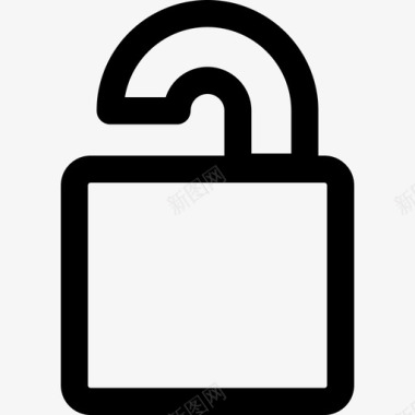 解锁安全用户界面集图标图标