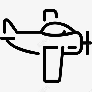飞机战争直线图标图标