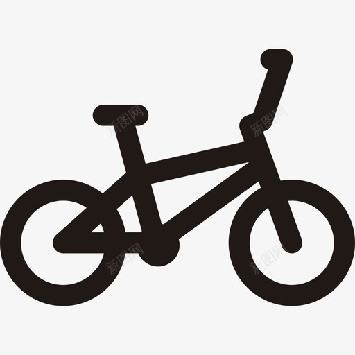自行车交通工具小型交通工具图标svg_新图网 https://ixintu.com 交通工具 小型交通工具 自行车