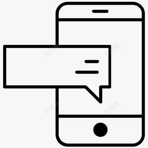 电话通讯智能手机图标svg_新图网 https://ixintu.com 智能手机 电话 通讯