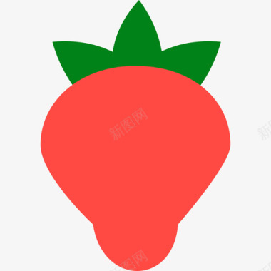 草莓食品水果和蔬菜图标图标