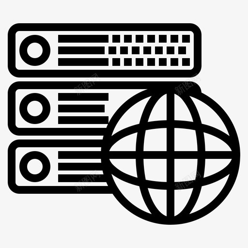 在线保护代码数据图标svg_新图网 https://ixintu.com 代码 在线保护 数据 数据库 数据管理大纲 服务器 管理