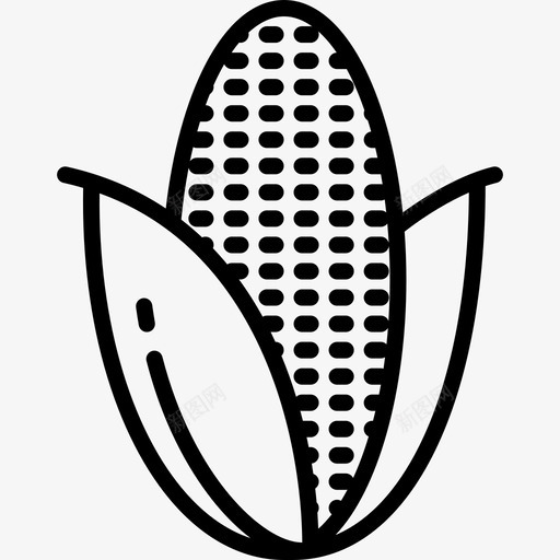 玉米感恩节生产线工艺直系图标svg_新图网 https://ixintu.com 感恩节生产线工艺 玉米 直系
