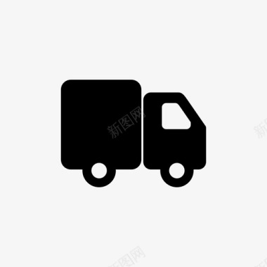 卡车货物商用车图标图标