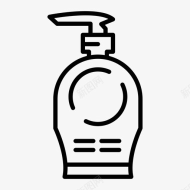 肥皂个人护理用品产品图标图标