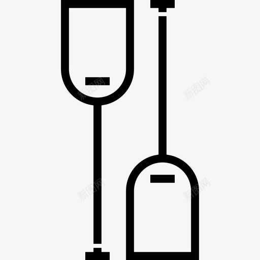 划桨运动5直线型图标svg_新图网 https://ixintu.com 划桨 直线型 运动5