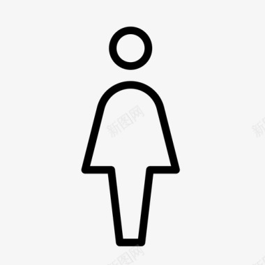 女性男孩性别图标图标