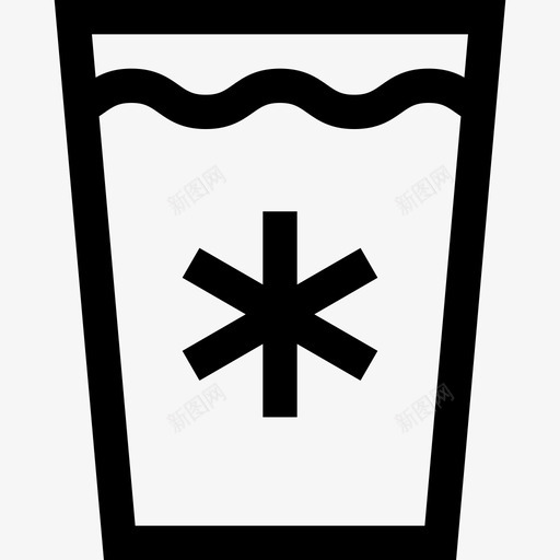 冰咖啡6号咖啡厅线性图标svg_新图网 https://ixintu.com 6号咖啡厅 冰咖啡 线性
