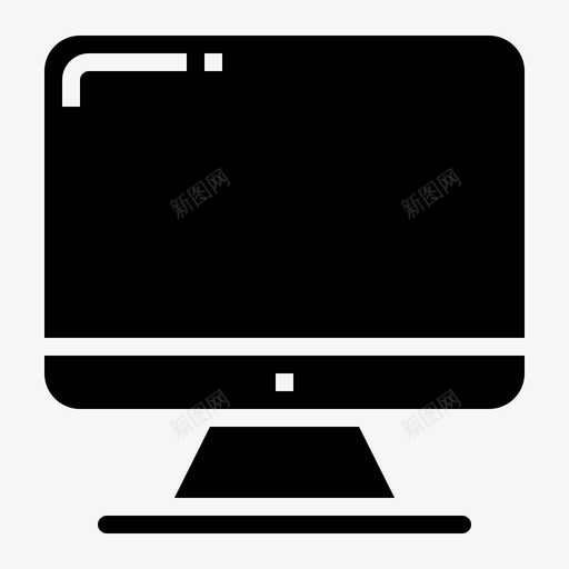 台式电脑笔记本电脑办公室图标svg_新图网 https://ixintu.com 办公室 办公室黑色 台式电脑 技术 笔记本电脑