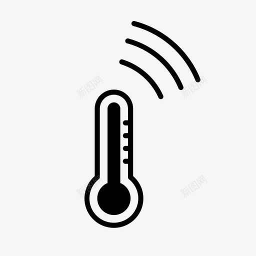 温度显示湿度物联网图标svg_新图网 https://ixintu.com 智能家居 温度显示 湿度 物联网