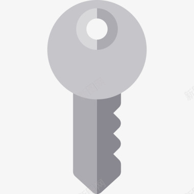钥匙家用颜色扁平图标图标