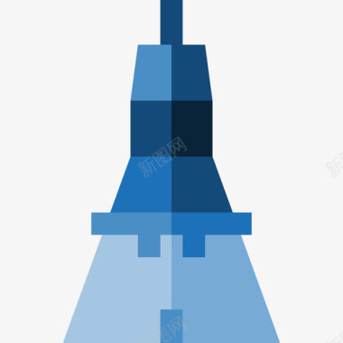 太空舱宇宙4号扁平图标图标