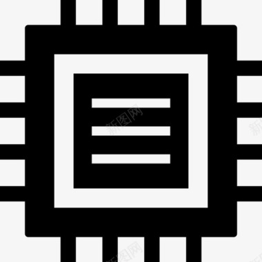 芯片计算机电子设备图标图标