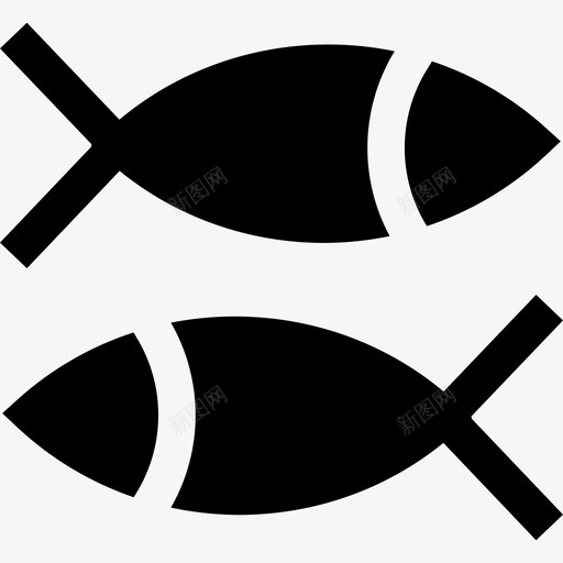 鱼固体食物和餐厅元素填充图标svg_新图网 https://ixintu.com 固体食物和餐厅元素 填充 鱼