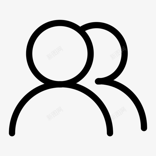 联系人管理svg_新图网 https://ixintu.com 联系人管理 简约