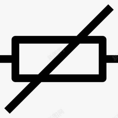 电阻技术线性电子电路图标图标