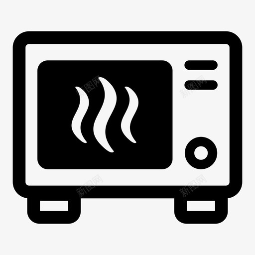 微波炉厨房电器厨房用具2电子产品图标svg_新图网 https://ixintu.com 厨房用具2电子产品 厨房电器 微波炉
