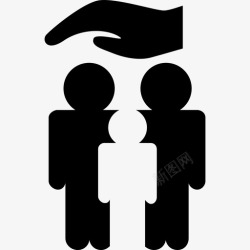 家庭护理人员财产保护图标图标