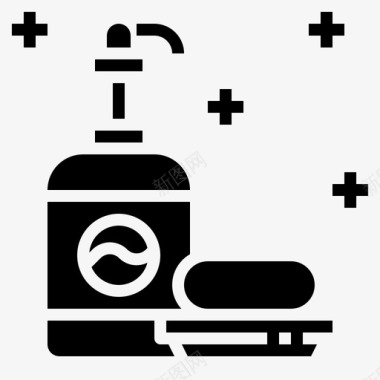 肥皂清洁剂液体图标图标