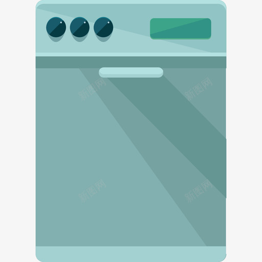 洗碗机家用电器3台平板图标svg_新图网 https://ixintu.com 家用电器3台 平板 洗碗机