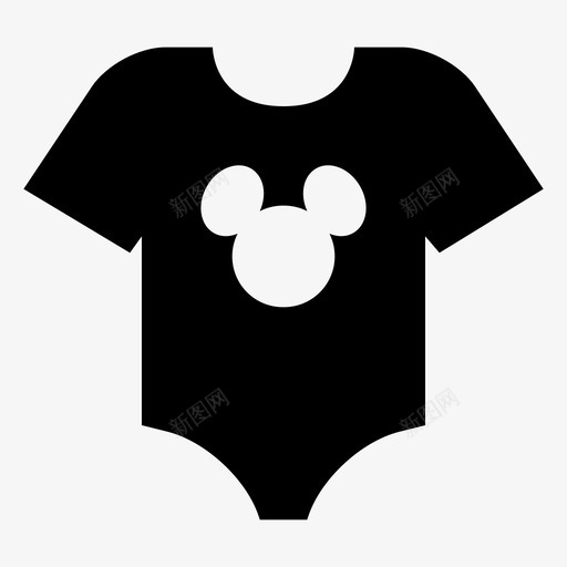 儿童服装婴儿图标svg_新图网 https://ixintu.com 儿童 婴儿 服装 材料