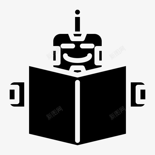 机器人读安卓建筑图标svg_新图网 https://ixintu.com 制造 安卓 安卓机器人固体 工厂 建筑 机器人读