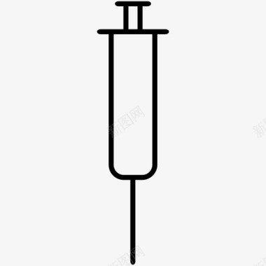 注射器医生健康图标图标