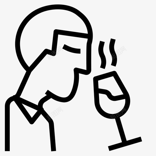 酒的味道餐厅气味图标svg_新图网 https://ixintu.com 气味 酒庄 酒的味道 餐厅