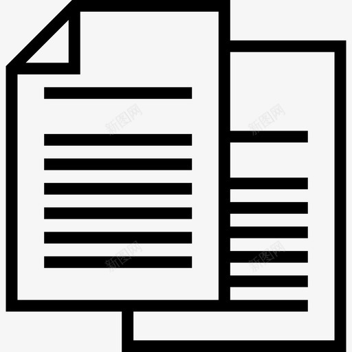复印件办公用品生产线工艺线状图标svg_新图网 https://ixintu.com 办公用品生产线工艺 复印件 线状