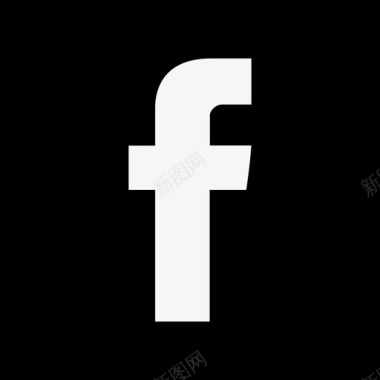 Facebook坚实的社交媒体标识填充图标图标
