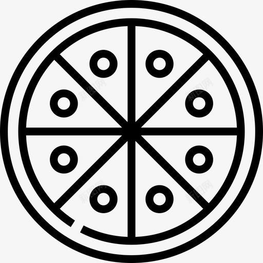 披萨食物7直系图标svg_新图网 https://ixintu.com 披萨 直系 食物7